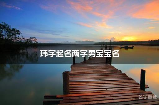 玮字起名两字男宝宝名 平安健康的男宝宝名字
